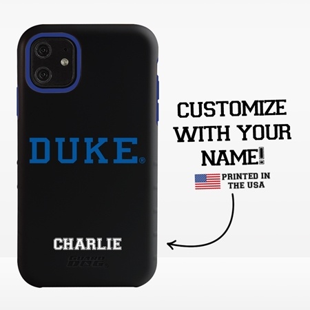 Collegiate Case for iPhone 11 – Hybrid Duke Blue Devils - Personalized
