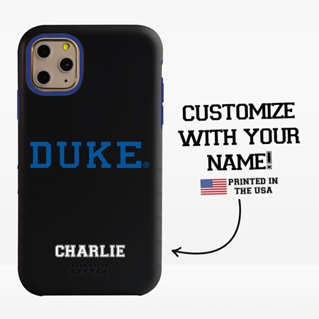 Collegiate Case for iPhone 11 Pro – Hybrid Duke Blue Devils - Personalized
