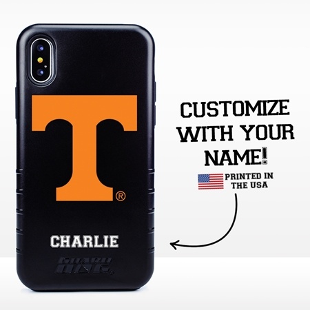 Collegiate Case for iPhone X / XS – Hybrid Tennessee Volunteers - Personalized
