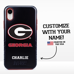 
Collegiate Case for iPhone XR – Hybrid Georgia Bulldogs - Personalized