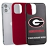 Collegiate Case for iPhone 12 Mini – Hybrid Georgia Bulldogs - Personalized
