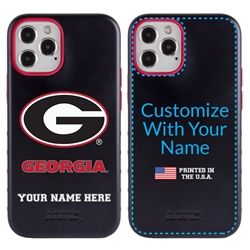 
Collegiate Case for iPhone 12 / 12 Pro – Hybrid Georgia Bulldogs - Personalized