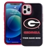 Collegiate Case for iPhone 12 / 12 Pro – Hybrid Georgia Bulldogs - Personalized
