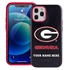 Collegiate Case for iPhone 12 Pro Max – Hybrid Georgia Bulldogs - Personalized
