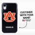Collegiate Case for iPhone XR – Hybrid Auburn Tigers - Personalized
