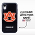 Collegiate Case for iPhone XR – Hybrid Auburn Tigers - Personalized
