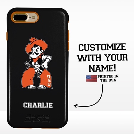Collegiate Case for iPhone 7 Plus / 8 Plus – Hybrid Oklahoma State Cowboys - Personalized
