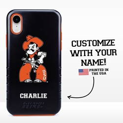 
Collegiate Case for iPhone XR – Hybrid Oklahoma State Cowboys - Personalized
