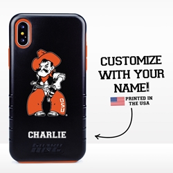 
Collegiate Case for iPhone XS Max – Hybrid Oklahoma State Cowboys - Personalized