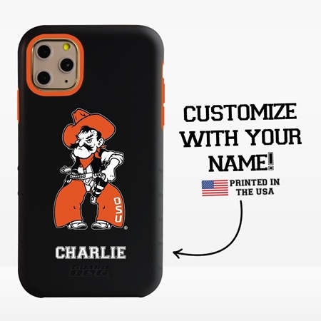 Collegiate Case for iPhone 11 Pro Max – Hybrid Oklahoma State Cowboys - Personalized
