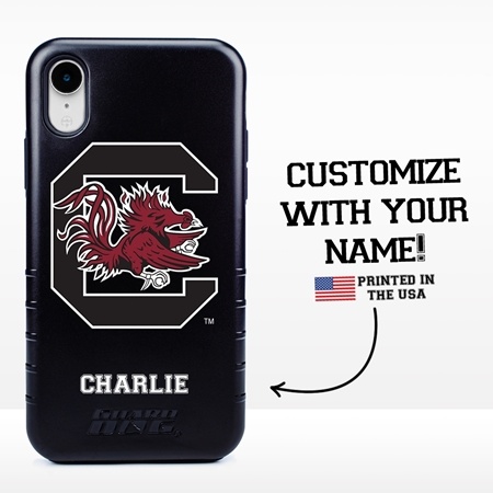 Collegiate Case for iPhone XR – Hybrid South Carolina Gamecocks - Personalized
