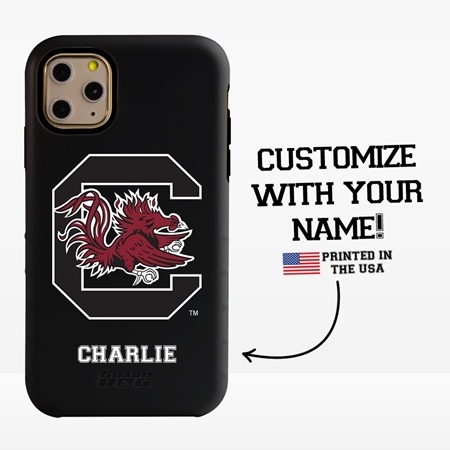 Collegiate Case for iPhone 11 Pro Max – Hybrid South Carolina Gamecocks - Personalized
