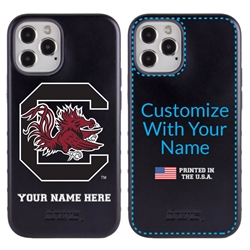 
Collegiate Case for iPhone 12 / 12 Pro – Hybrid South Carolina Gamecocks - Personalized