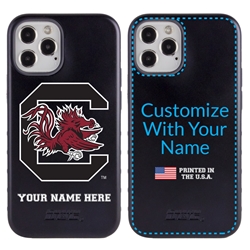 
Collegiate Case for iPhone 12 / 12 Pro – Hybrid South Carolina Gamecocks - Personalized