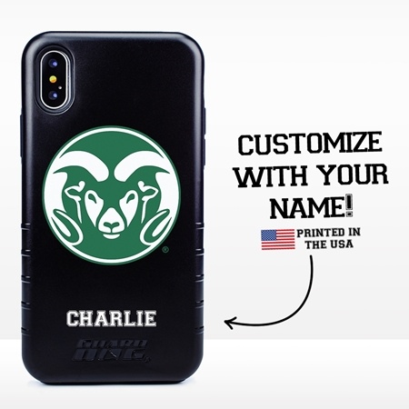 Collegiate Case for iPhone XS Max – Hybrid Colorado State Rams - Personalized
