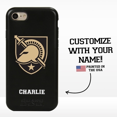 Collegiate Case for iPhone 7 / 8 – Hybrid West Point Black Knights - Personalized
