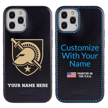 Collegiate Case for iPhone 12 Pro Max – Hybrid West Point Black Knights - Personalized
