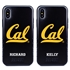 Collegiate Case for iPhone XS Max – Hybrid Cal Berkeley Golden Bears - Personalized

