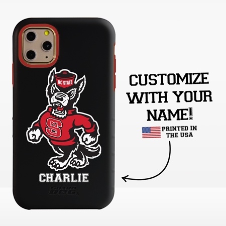 Collegiate Case for iPhone 11 Pro – Hybrid NC State Wolfpack - Personalized
