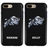 Collegiate Case for iPhone 7 Plus / 8 Plus – Hybrid Navy Midshipmen - Personalized
