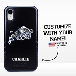 
Collegiate Case for iPhone XR – Hybrid Navy Midshipmen - Personalized