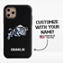 Collegiate Case for iPhone 11 Pro Max – Hybrid Navy Midshipmen - Personalized
