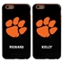 Collegiate Case for iPhone 6 Plus / 6s Plus – Hybrid Clemson Tigers - Personalized
