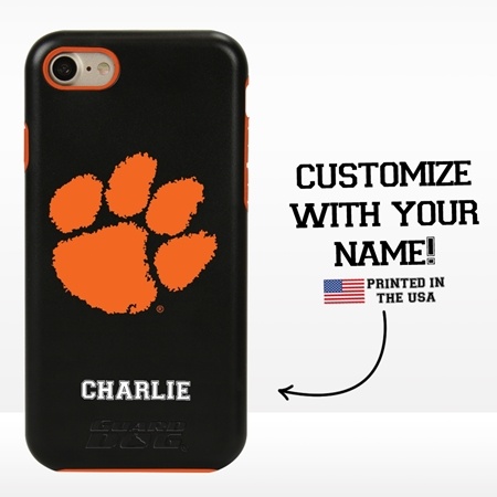 Collegiate Case for iPhone 7 / 8 – Hybrid Clemson Tigers - Personalized
