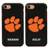 Collegiate Case for iPhone 7 / 8 – Hybrid Clemson Tigers - Personalized

