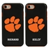 Collegiate Case for iPhone 7 / 8 – Hybrid Clemson Tigers - Personalized
