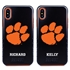 Collegiate Case for iPhone X / XS – Hybrid Clemson Tigers - Personalized
