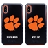 Collegiate Case for iPhone X / XS – Hybrid Clemson Tigers - Personalized
