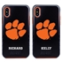 Collegiate Case for iPhone X / XS – Hybrid Clemson Tigers - Personalized
