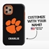 Collegiate Case for iPhone 11 Pro Max – Hybrid Clemson Tigers - Personalized
