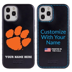 
Collegiate Case for iPhone 12 / 12 Pro – Hybrid Clemson Tigers - Personalized