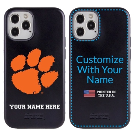 Collegiate Case for iPhone 12 / 12 Pro – Hybrid Clemson Tigers - Personalized
