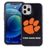 Collegiate Case for iPhone 12 / 12 Pro – Hybrid Clemson Tigers - Personalized
