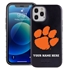 Collegiate Case for iPhone 12 Pro Max – Hybrid Clemson Tigers - Personalized

