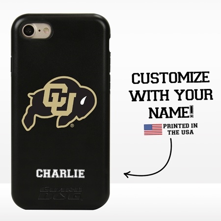 Collegiate Case for iPhone 7 / 8 – Hybrid Colorado Buffaloes - Personalized
