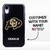 Collegiate Case for iPhone XR – Hybrid Colorado Buffaloes - Personalized
