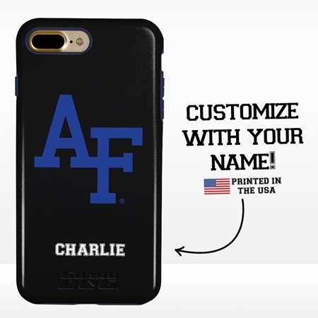 Collegiate Case for iPhone 7 Plus / 8 Plus – Hybrid Air Force Falcons - Personalized
