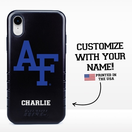 Collegiate Case for iPhone XR – Hybrid Air Force Falcons - Personalized
