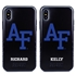 Collegiate Case for iPhone XS Max – Hybrid Air Force Falcons - Personalized
