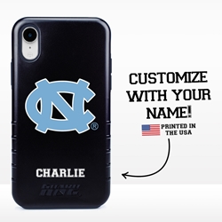 
Collegiate Case for iPhone XR – Hybrid North Carolina Tar Heels - Personalized