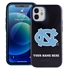 Collegiate Case for iPhone 12 Mini – Hybrid North Carolina Tar Heels - Personalized
