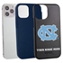 Collegiate Case for iPhone 12 / 12 Pro – Hybrid North Carolina Tar Heels - Personalized
