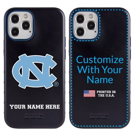 Collegiate Case for iPhone 12 Pro Max – Hybrid North Carolina Tar Heels - Personalized
