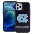 Collegiate Case for iPhone 12 Pro Max – Hybrid North Carolina Tar Heels - Personalized
