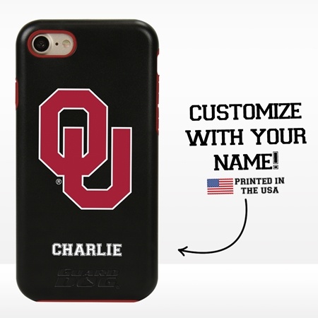 Collegiate Case for iPhone 7 / 8 – Hybrid Oklahoma Sooners - Personalized
