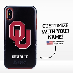 
Collegiate Case for iPhone X / XS – Hybrid Oklahoma Sooners - Personalized